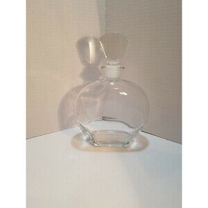 Glass Italy Decanter Bottle  9” High